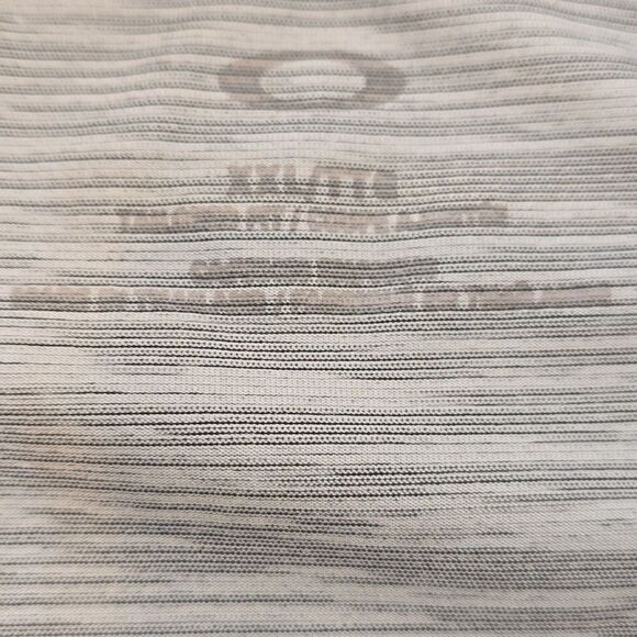 Oakley Tailored Fit Polo Shirt Mens XXL Heather Gray Short Sleeve Spellout, Golf - Picture 7 of 8